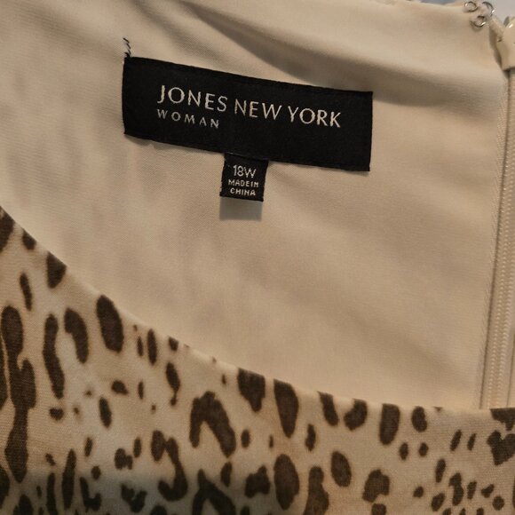 Jones New York Woman Animal Print Size 18W - Picture 13 of 15